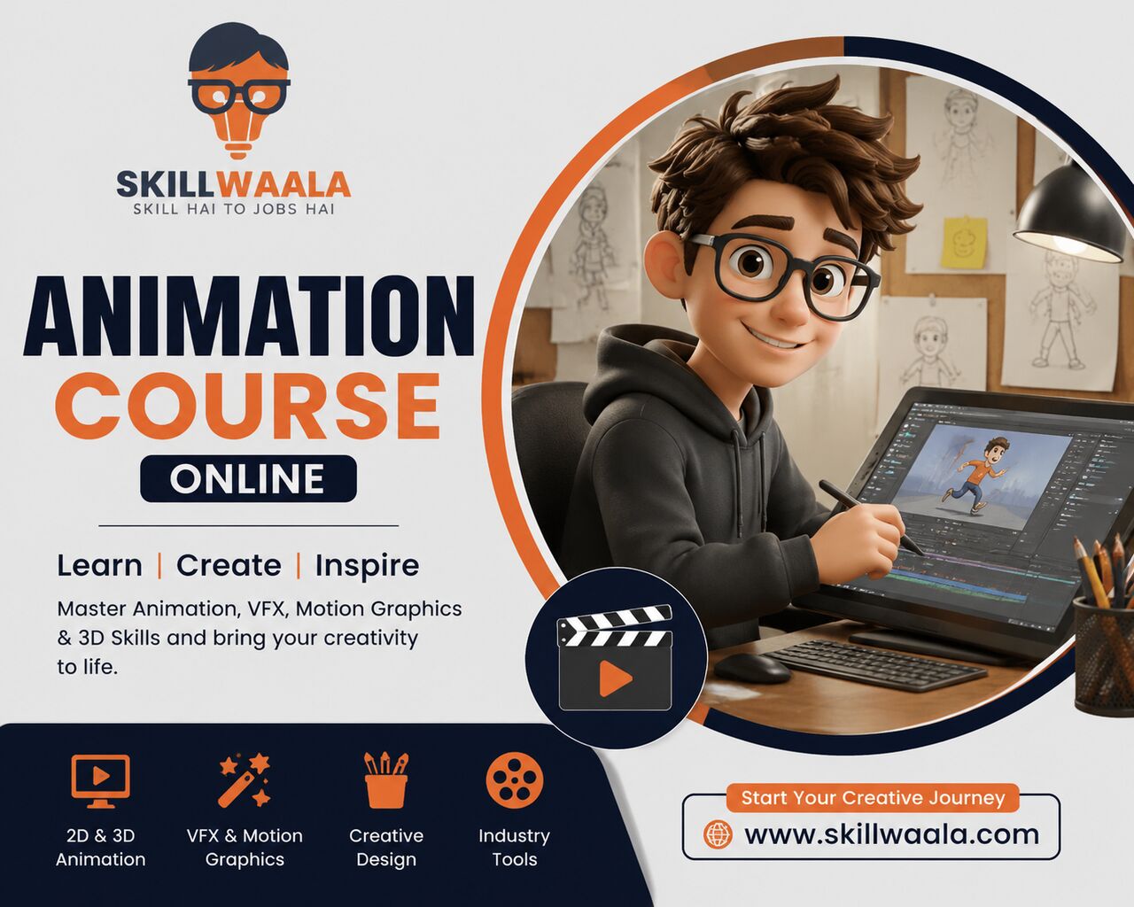 Jaipur, Education, Animation Course Online For Creative Career Growth