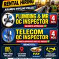 Plumbing-MR QC And Telecom Qc Aramco Approved And CBT