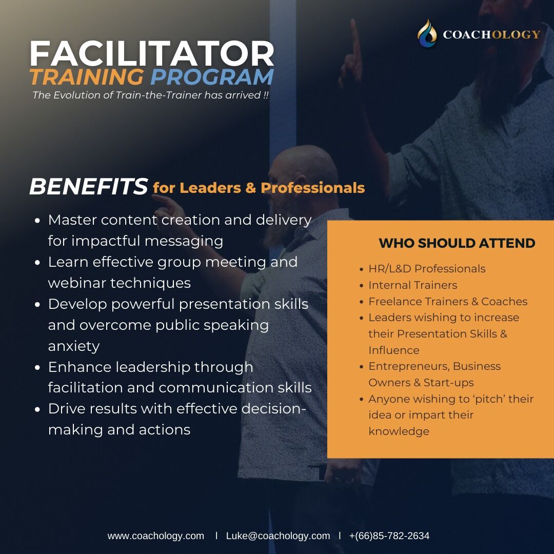 Bangkok, Career Counseling, Become A World-Class Facilitator With Facilitator Training Program