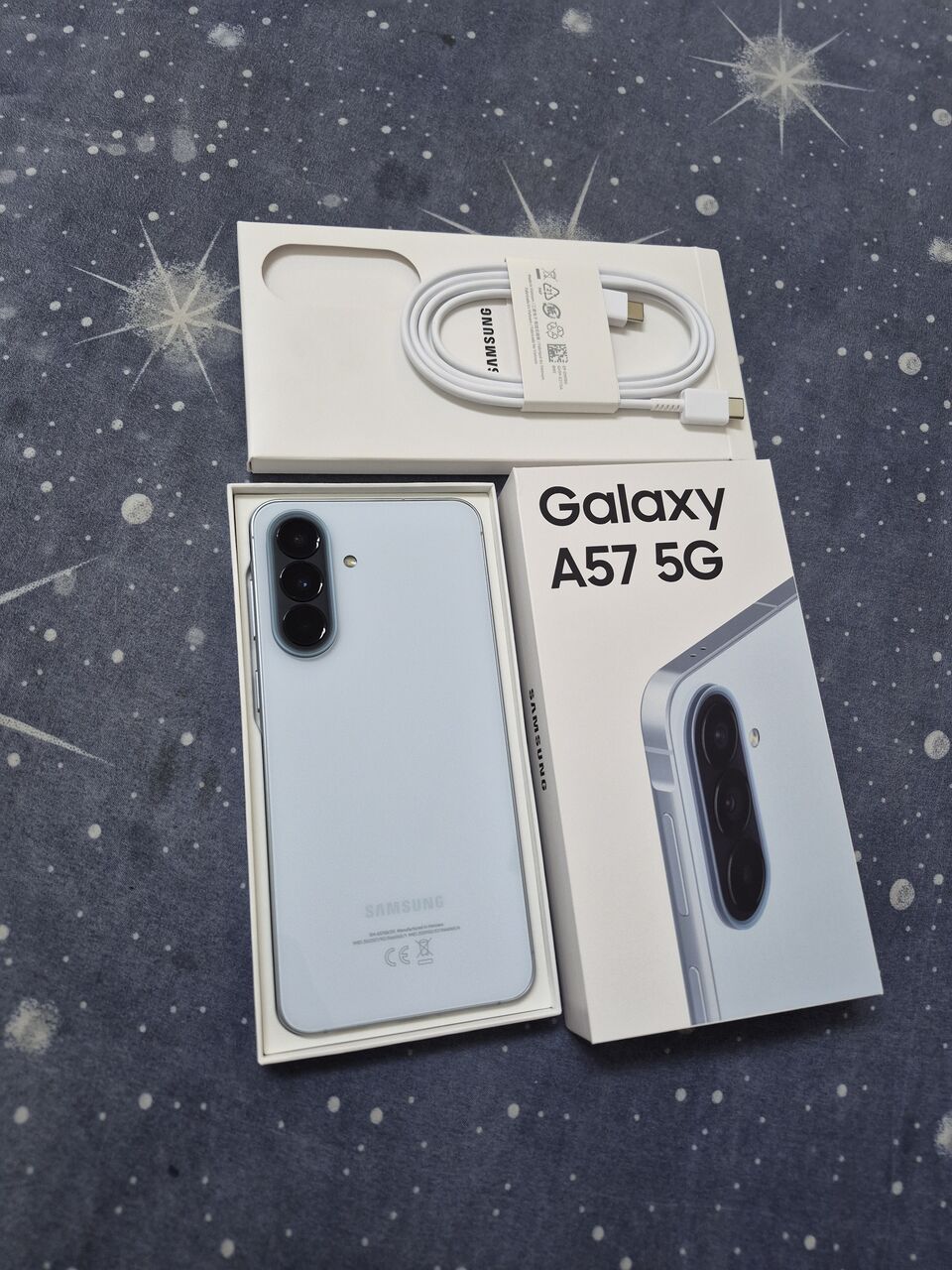 Al Rahmaniyah, Mobile Phones, SAR 1650,  Samsung Galaxy A57 12gb 256gb New Just Open Box Yesterday Purchase Invoice Available