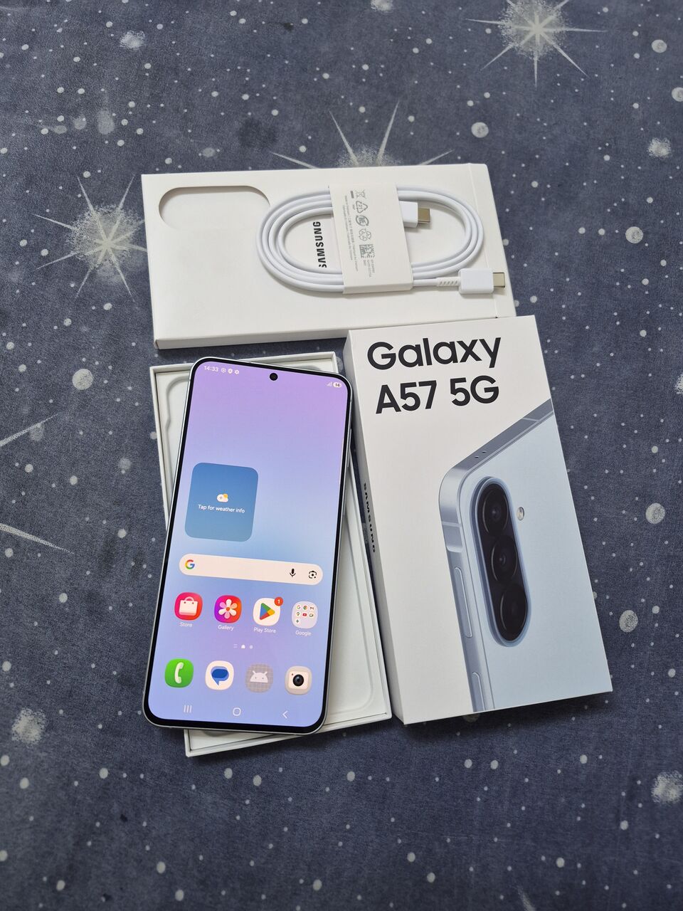 Al Rahmaniyah, Mobile Phones, SAR 1650,  Samsung Galaxy A57 12gb 256gb New Just Open Box Yesterday Purchase Invoice Available