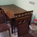 SAR 1400,  Dining Table With 7 Chairs 200x100cm