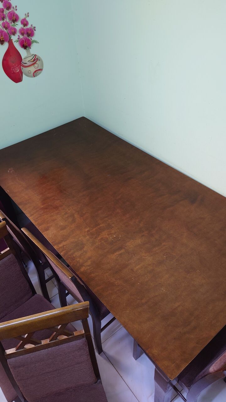 Riyadh, Furniture, SAR 1400,  Dining Table With 7 Chairs 200x100cm