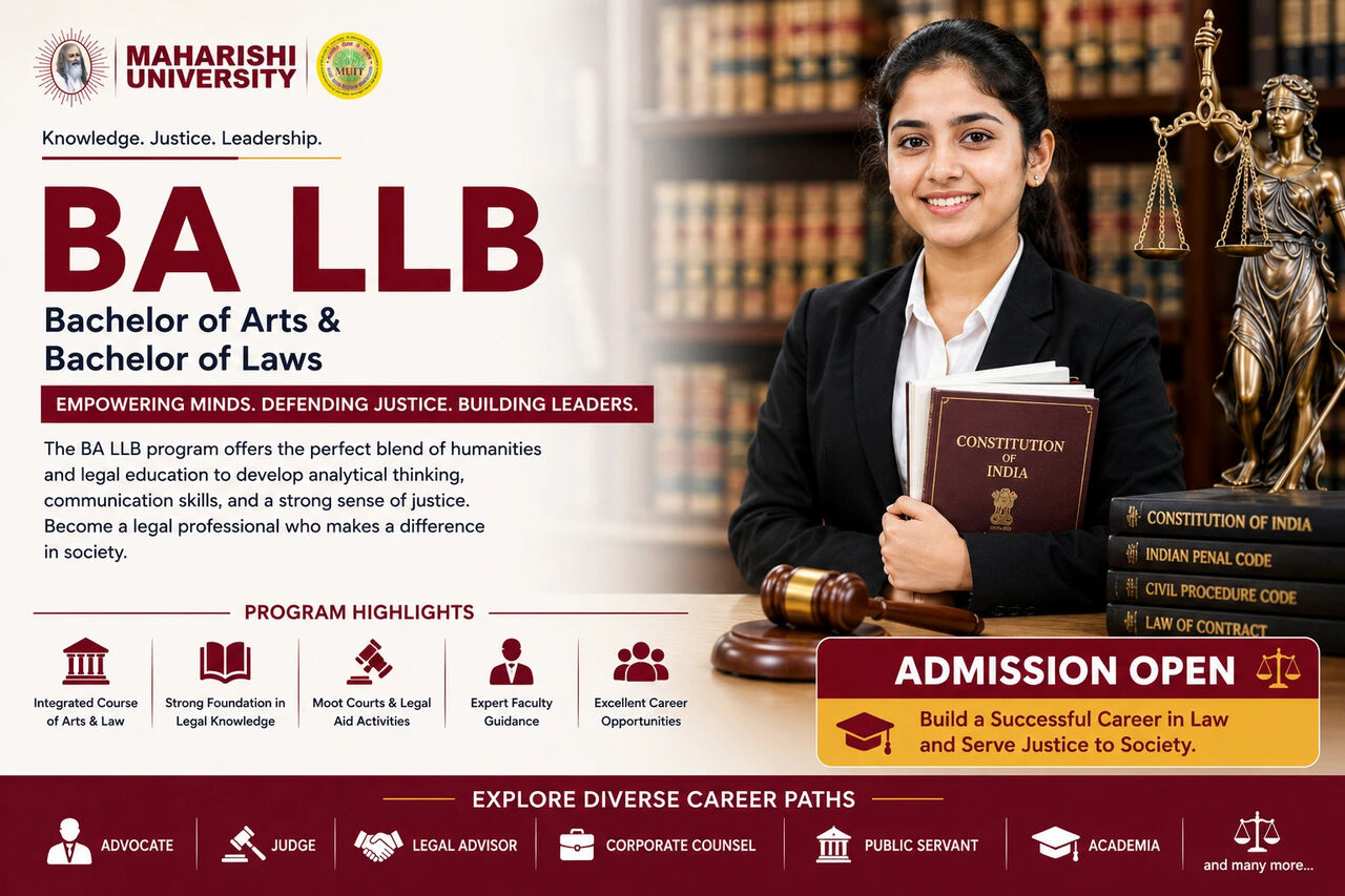 Lucknow, Education, 5-Year BA LLB Course For Aspiring Legal Professionals