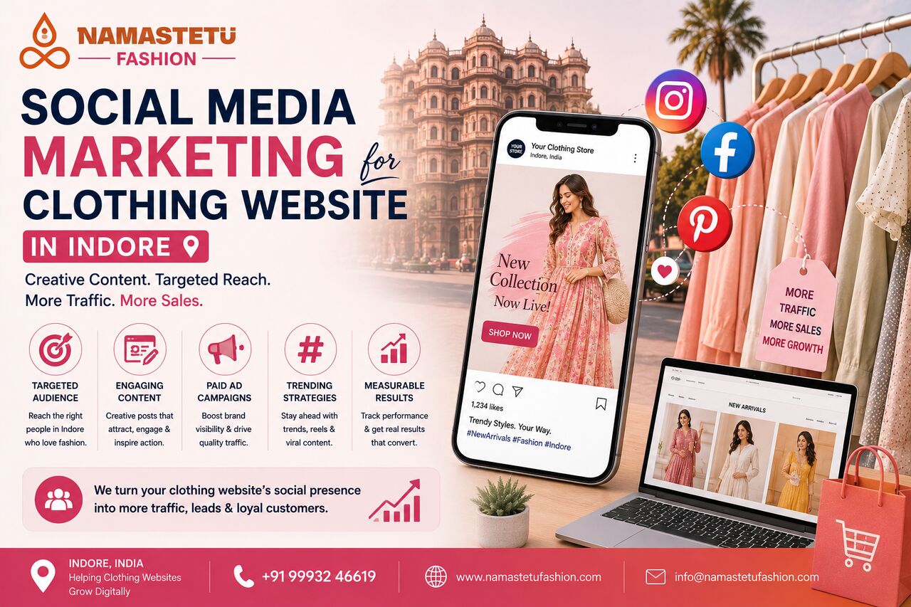 Indore, Marketing, Social Media Marketing For Clothing Website In Indore