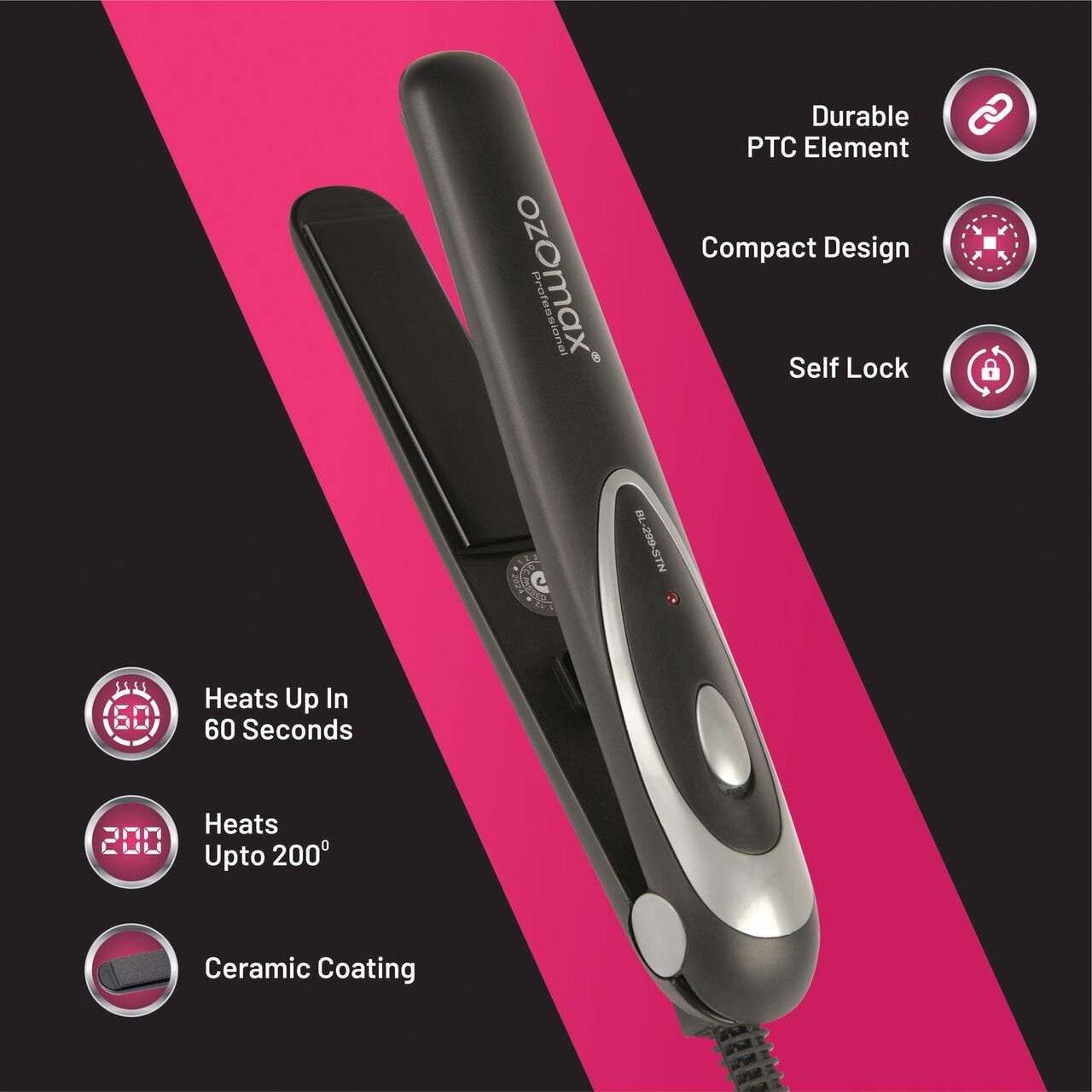 New Delhi, Health & Beauty Items, INR 1020,  Best Hair Straightener For Fast Morning Styling - Shop From Ozomax