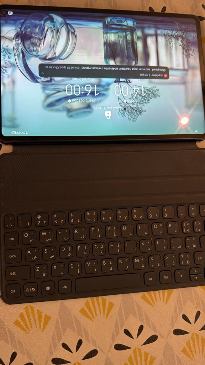 Al Malqa, Tablet Computers, SAR 899,  Huawei MatePad Pro 10.8 Inch With Original Huawei Keyboard Cover And Pen