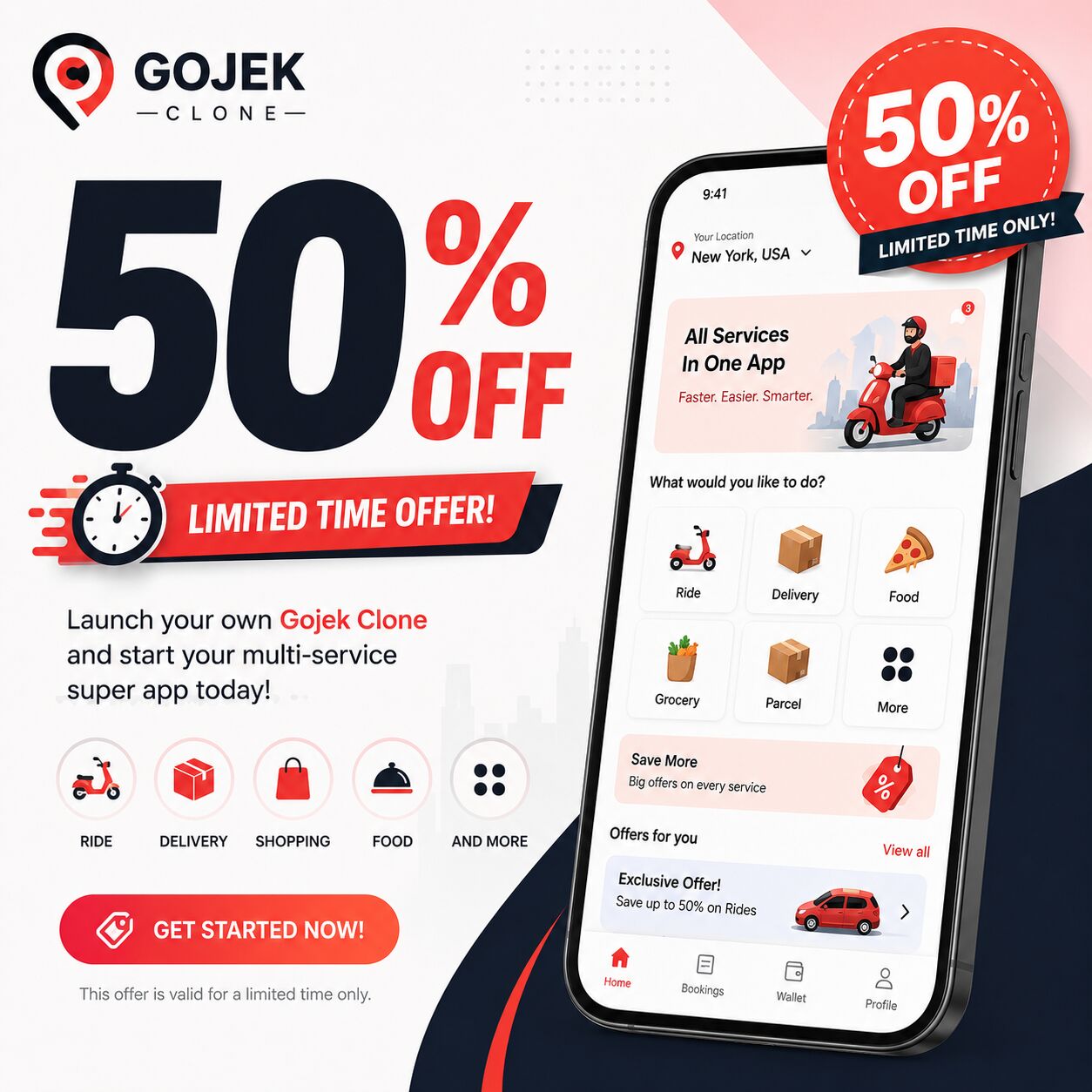 Birmingham, Software, USD 199,  Accelerate Your Multiservice Platform With A Gojek Clone Script!
