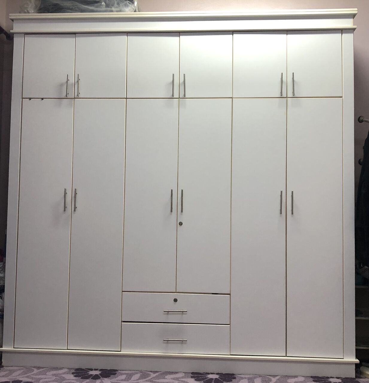 Jeddah, Furniture, SAR 100,  White Bedset For Sale