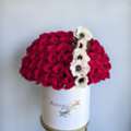 USD 100,  Buy Beautiful Box Rose Arrangements Online For Loved Ones