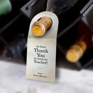 Los Angeles, Printing, Print Bottle Neck Pearl Metallic Hang Tags From PrintMagic