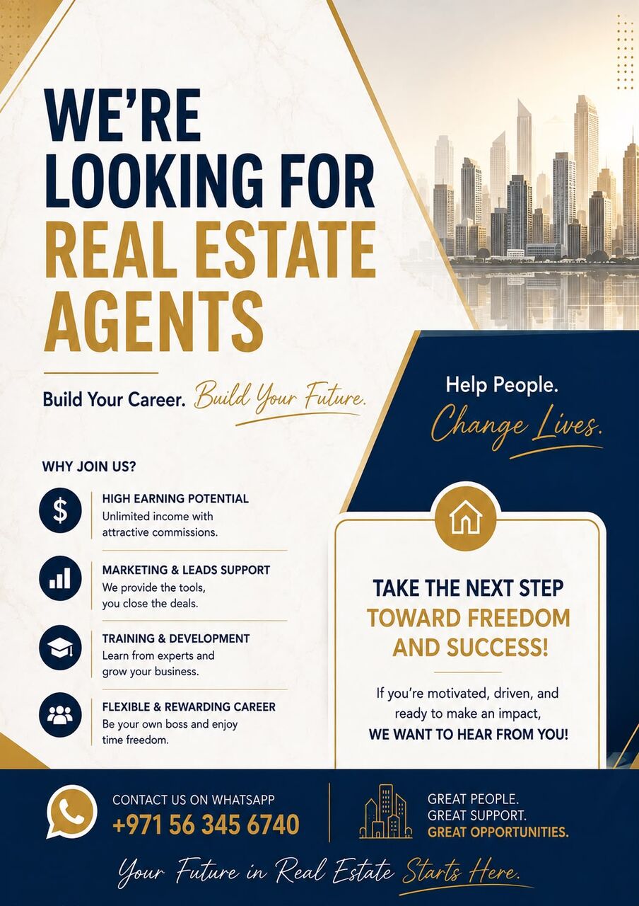Al Seef, Jobs, Hiring Real Estate Agent Male And Female
