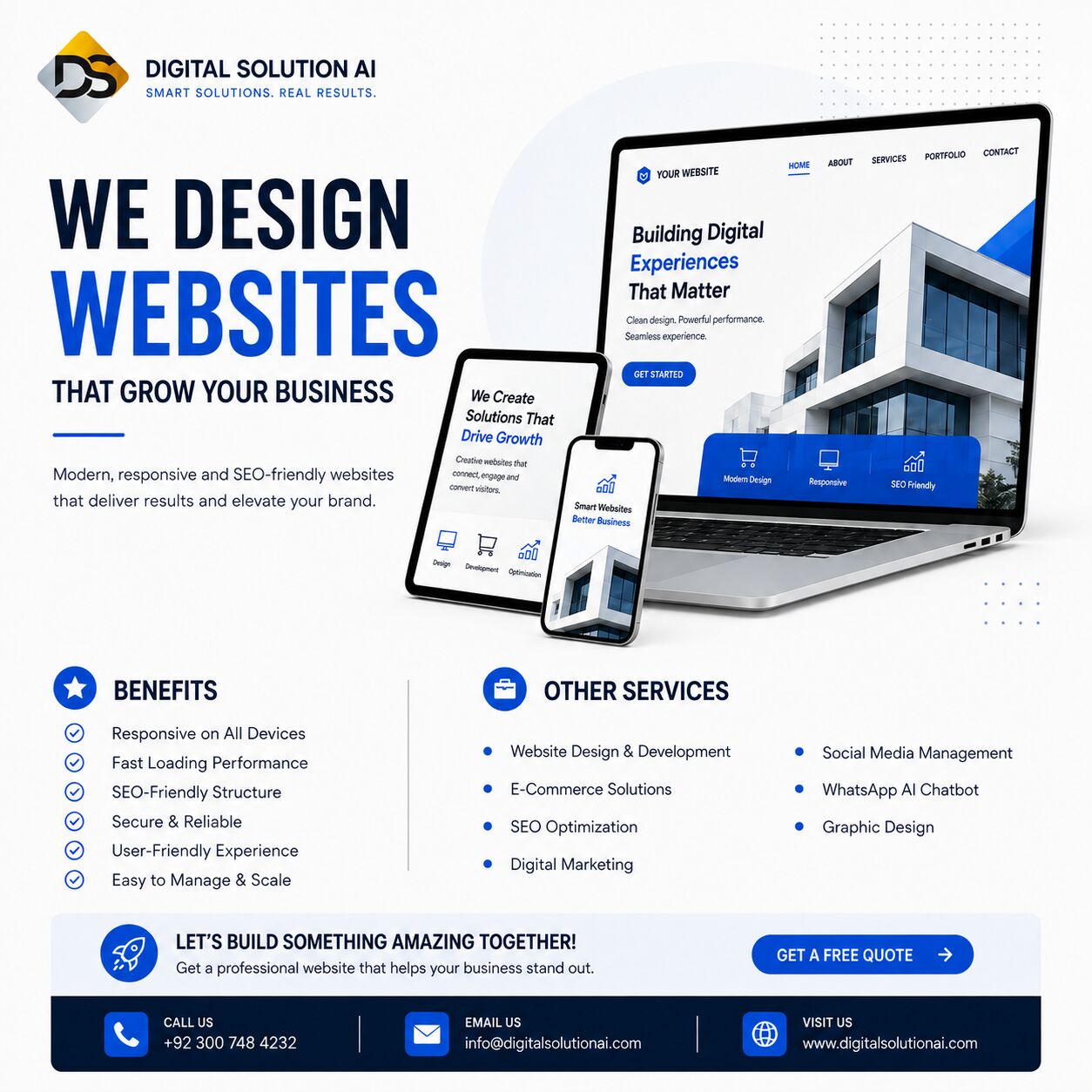 Islamabad, Marketing, We Design Websites That Grow Your Business
