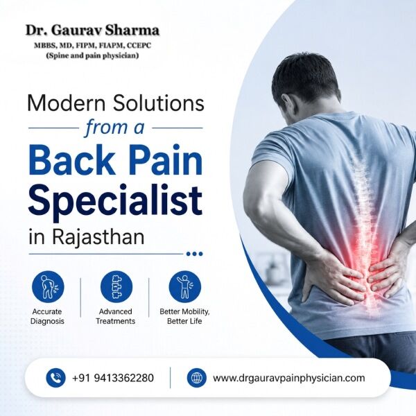 Jaipur, Health, Modern Solutions From A Back Pain Specialist In Rajasthan