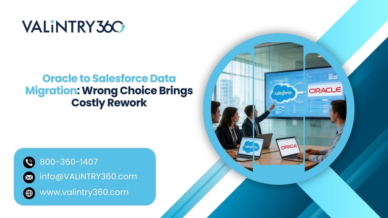 New York, Software Development, Oracle To Salesforce Data Migration: Wrong Choice Brings Costly Rework