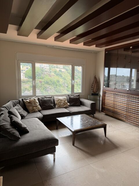 Beirut, Apartments, Flats, Houses & Villas, USD 30000/year,  Furnished,  5 BR,  650 Sq. Meter,  Luxury Fully Furnished Apartment With Private Garden &ndash; Kfarhbab, Kesrouwan