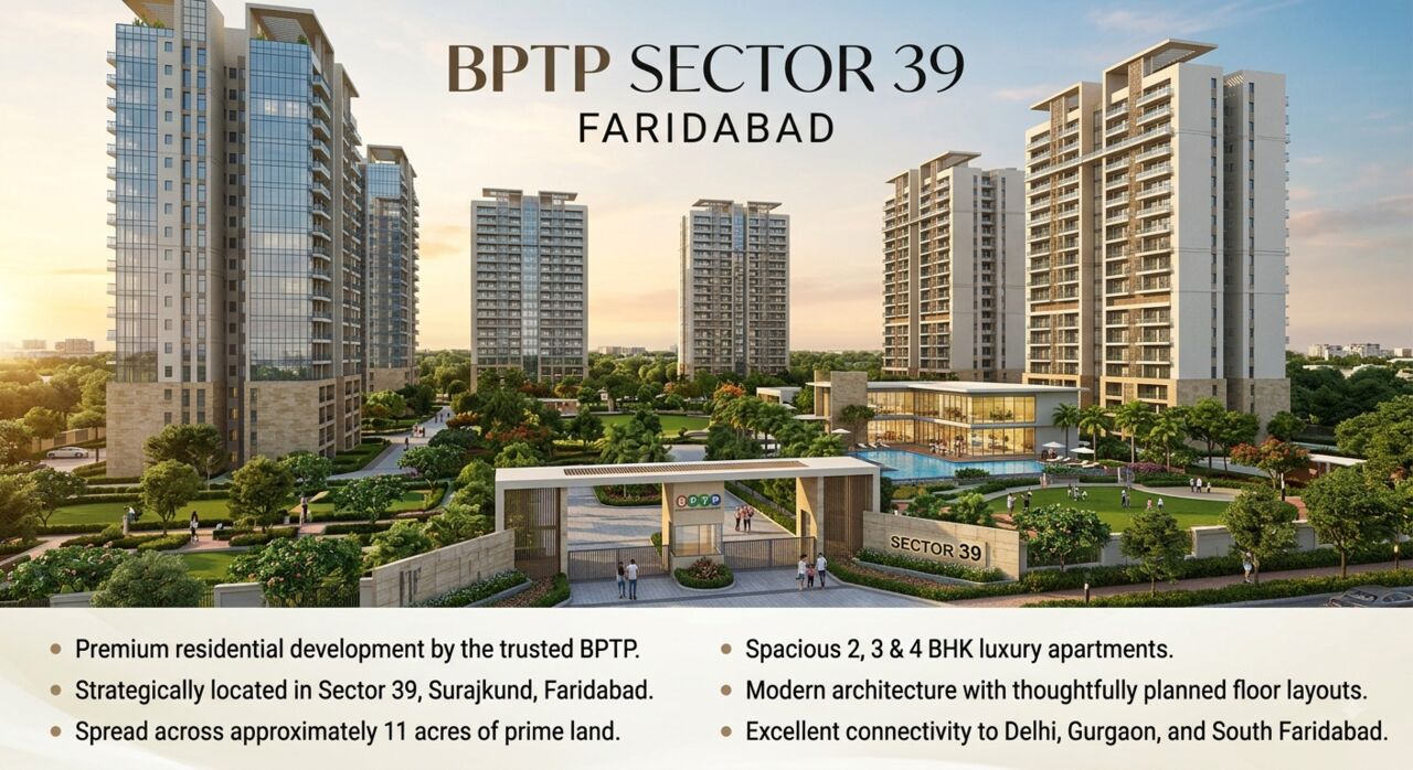 Faridabad, Apartments, Flats, Houses & Villas, INR 1500000/month,  4500 Sq. Meter,  BPTP Sector 39 | Premium Apartments In Surajkund Faridabad