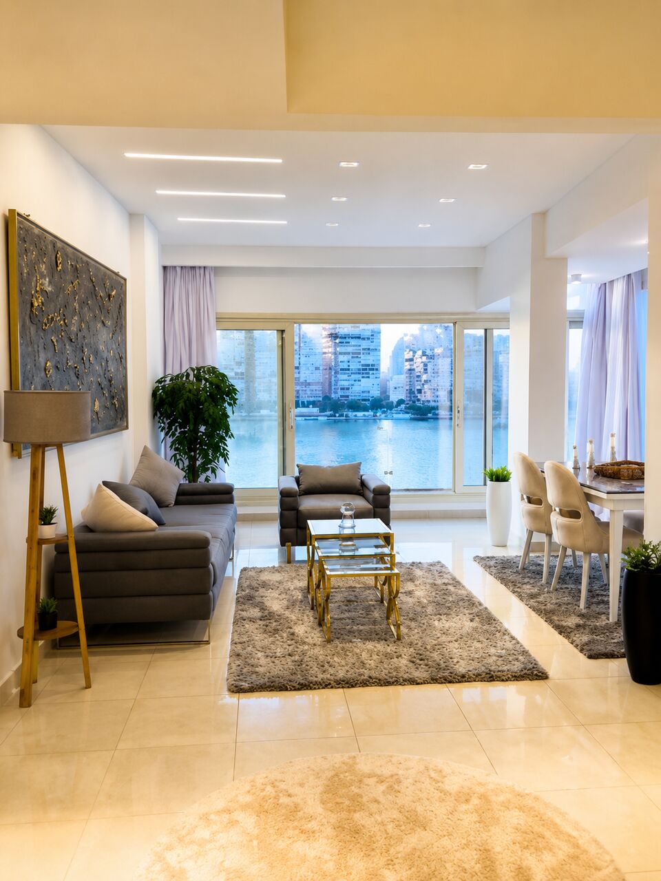 Kuwait City, Apartments, Flats, Houses & Villas, KWD 617/month,  Furnished,  3 BR,  شقة فندقية فاخرة للإيجار