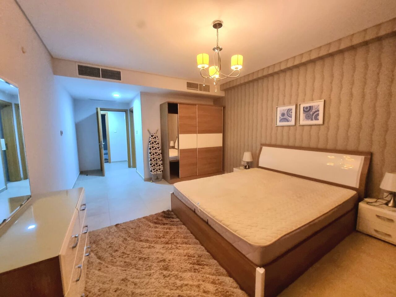 Amwaj Islands, Apartments, Flats, Houses & Villas, BHD 320/month,  Furnished,  1 BR,  110 Sq. Meter,  Spacious 1 BR FF Apt With Huge Balcony Close To Lagoon Park