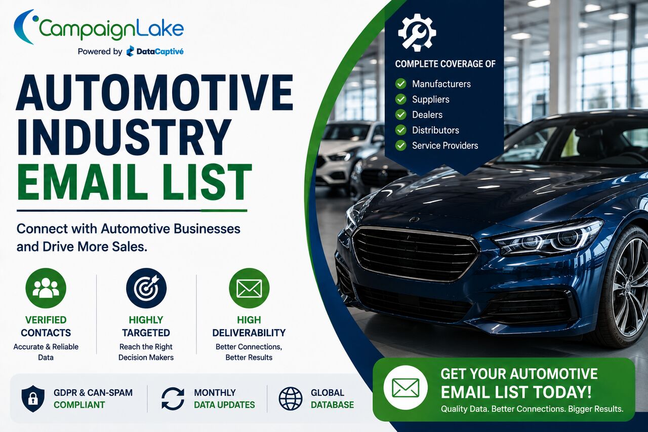 New York, Business, Automotive Industry Email List For Business Growth