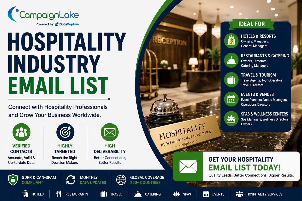 U.S. Virgin Islands, Business, Hospitality Industry Email List For B2B Marketing