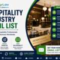Hospitality Industry Email List For B2B Marketing