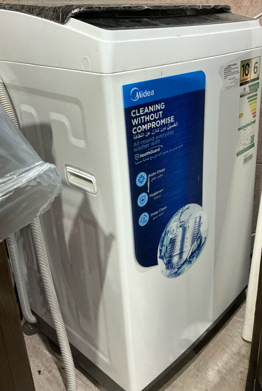 Jubail, Appliances, SAR 550,  MIDEA 6 KG Fully Automatic Washing Machine &ndash; FOR SALE