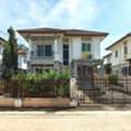 THB 2990000,  3 BR,  50 Sq. Feet,  Urgent Sale, Detached House 50.5 Sq M., Pruksa Village Village, Theparak Road, Cheapest
