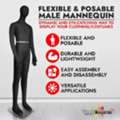 USD 275,  Buy Male Mannequin | Full Size Flexible Display Mannequin