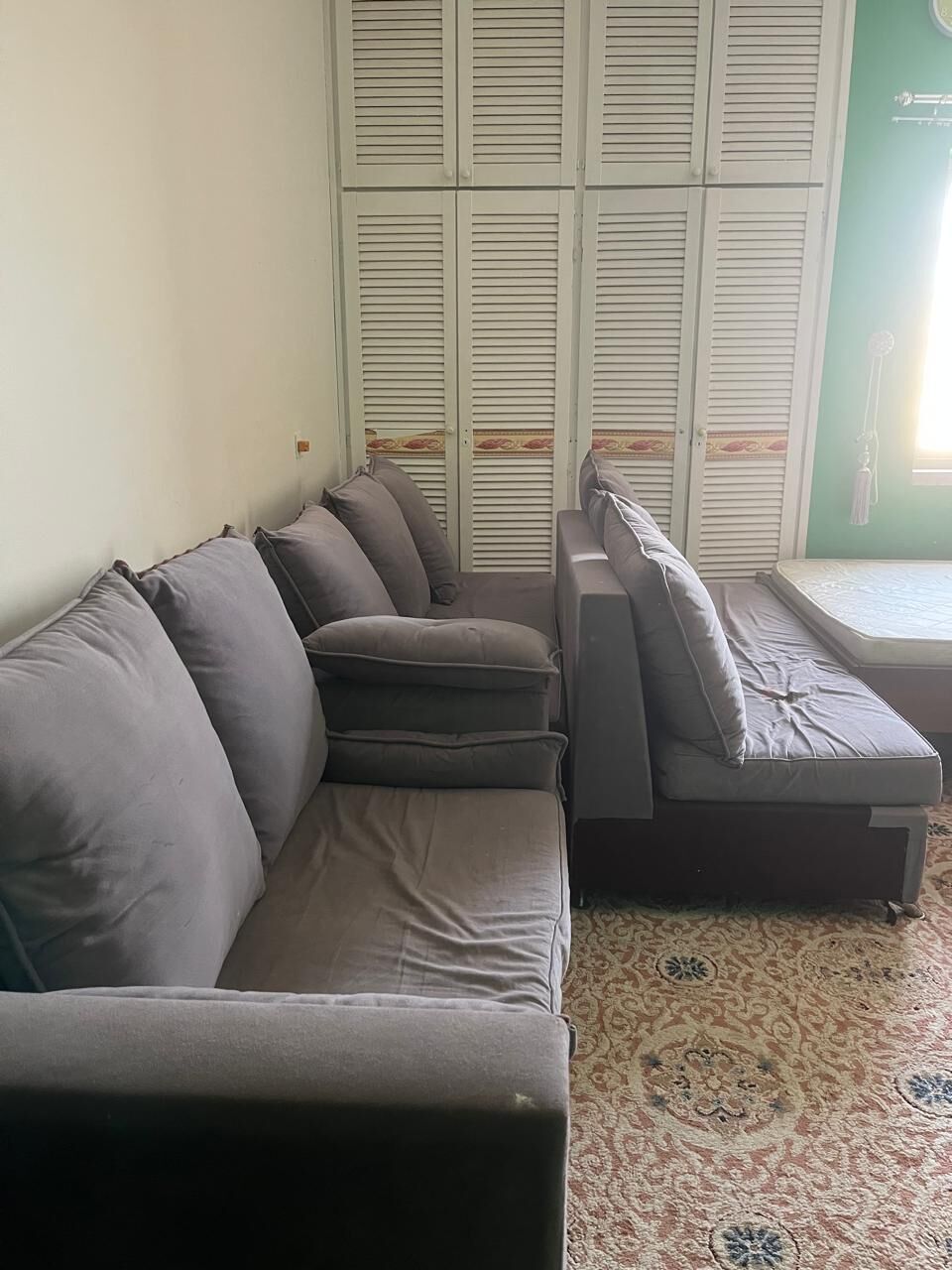 Dammam, Furniture, SAR 500,  14-Seater Sofa Set + 3 Grey Sofas For Sale &ndash; Dammam