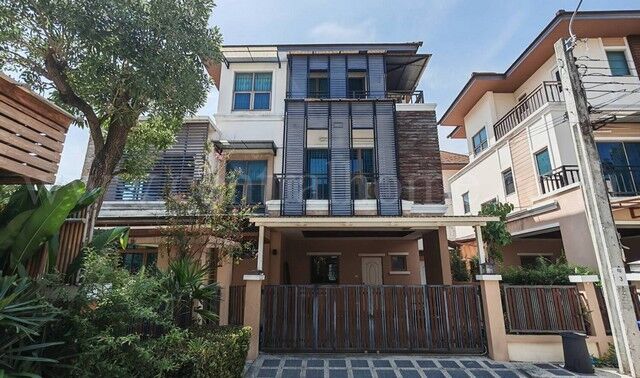 Bangkok, Real Estate For Sale, THB 8800000,  4 BR,  65 Sq. Feet,  Special Price, 3-story Detached House, Nonsi Regent Village, Ratchaphruek, Corner House,