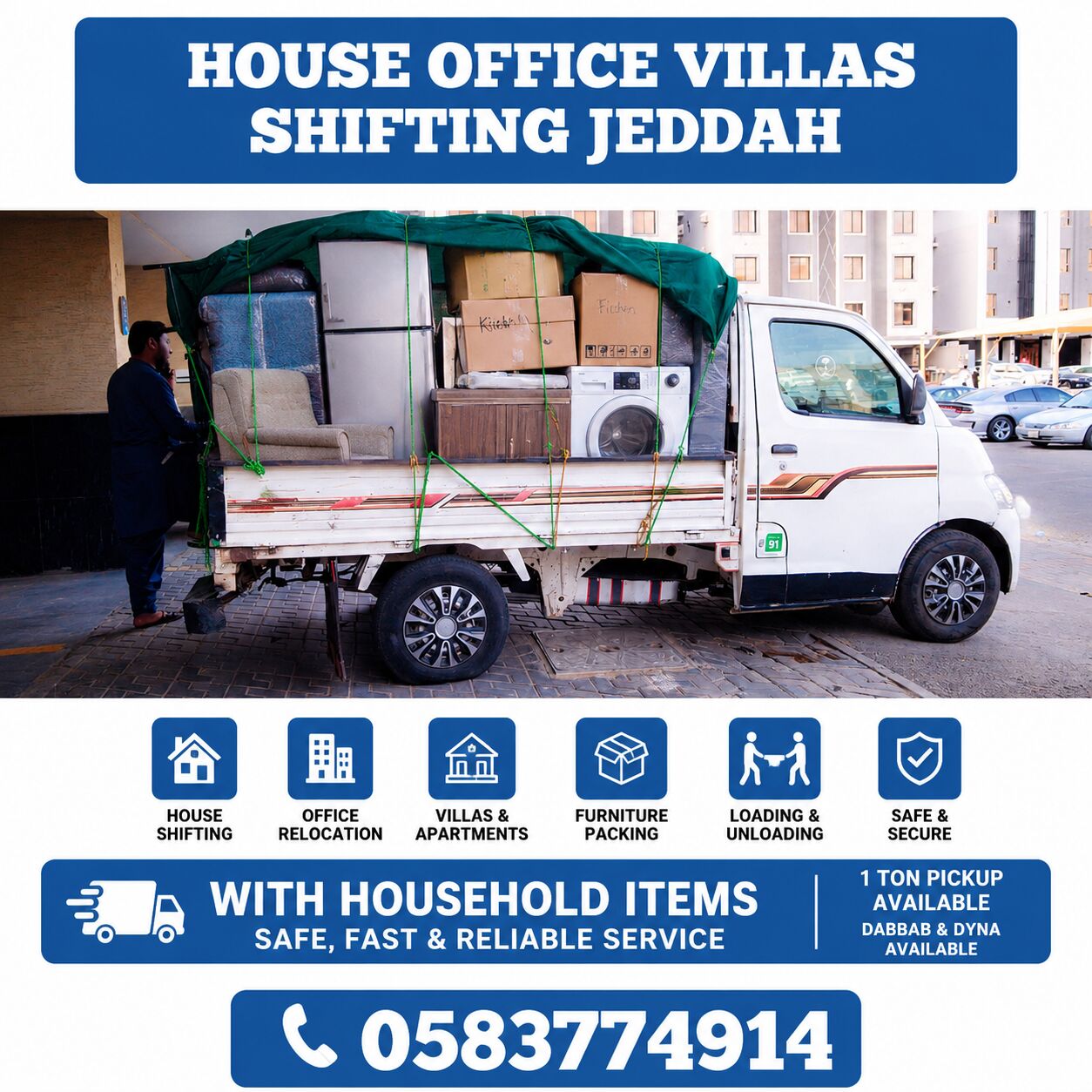 Rabigh, Labor/Moving, RABIGH MOVED  Household Items VILLA