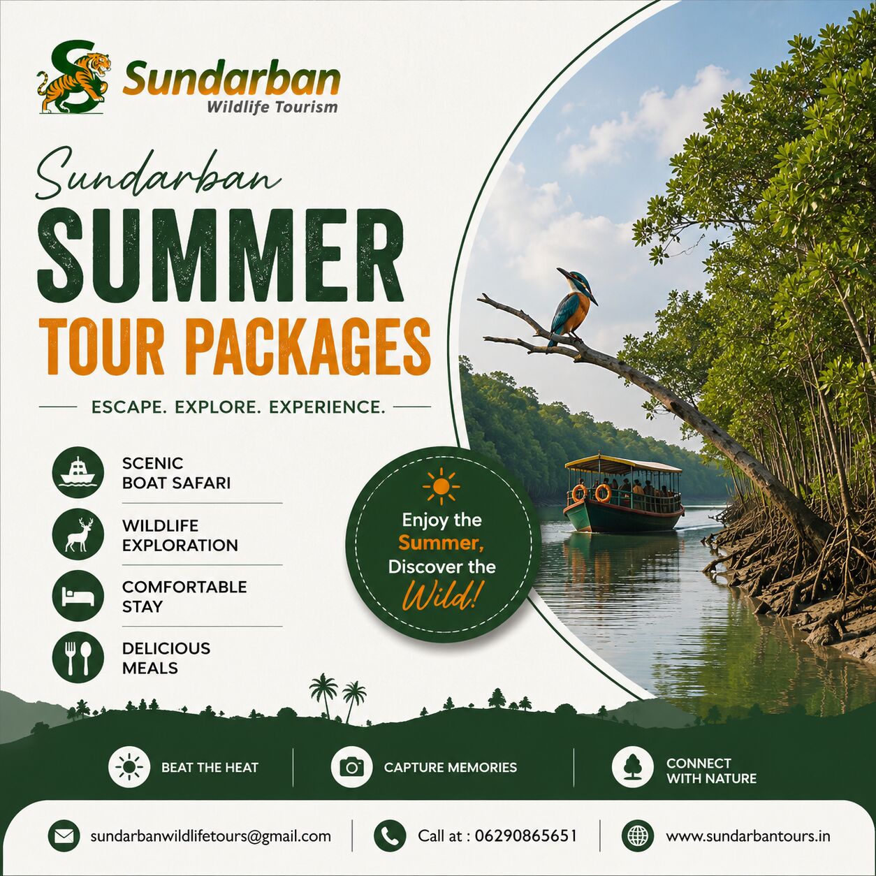 Kolkata, Travel, Sundarban Summer Tour Packages - Sundarban Wildlife Tourism