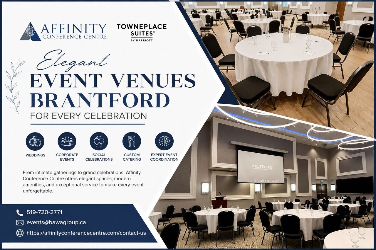 Toronto, Event Planning, Elegant Event Venues Brantford | Affinity Conference Centre