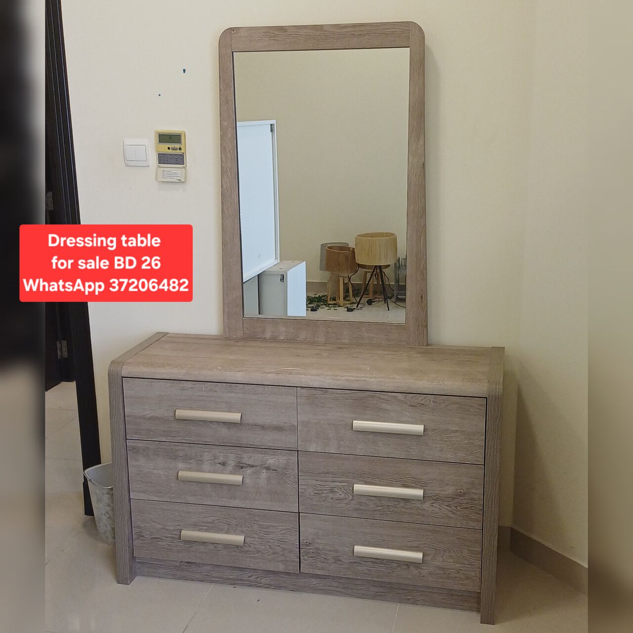 Manama, Furniture, BHD 26,  ✅️Dressing Table For Sale In Good Condition With Delivery