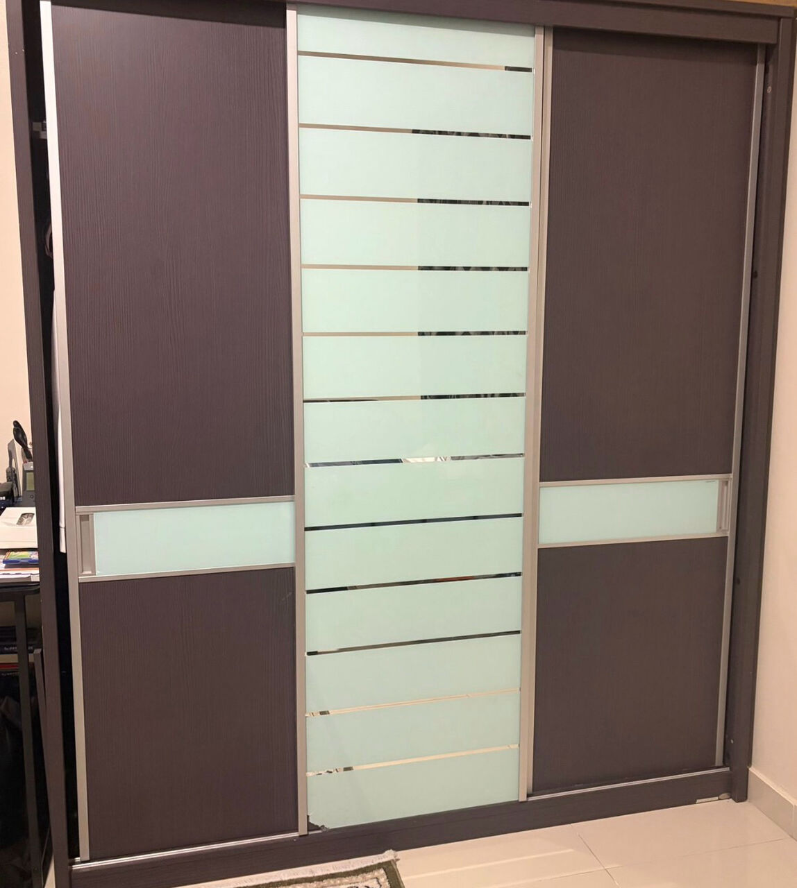 Al Rawabi, Furniture, SAR 300,  3 Sliding Door Wardrobe - SAR 300
