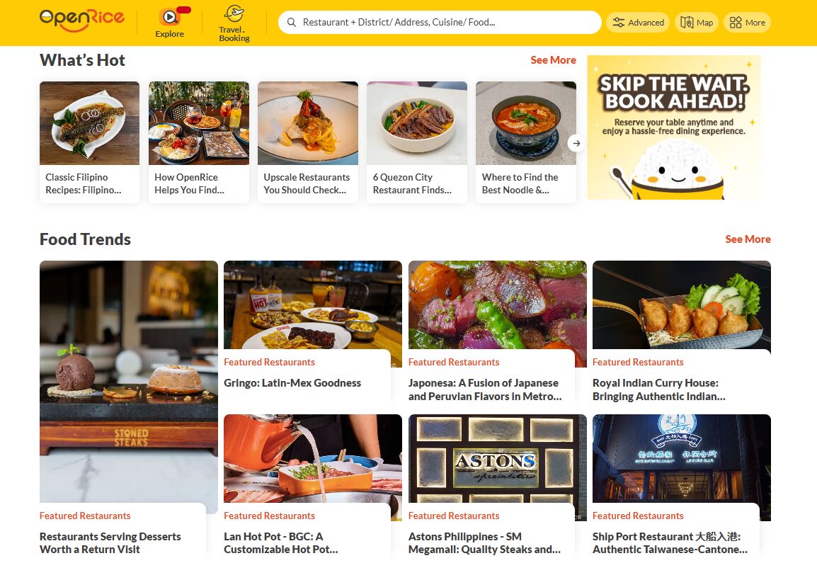 Manila, General, OpenRice Philippines