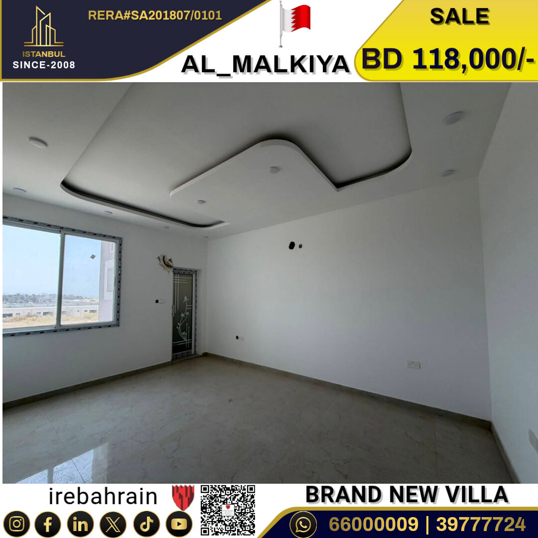 Zallaq, Real Estate For Sale, BHD 118000,  3 BR,  Brand New Villa For Sale In AL Malikiyah