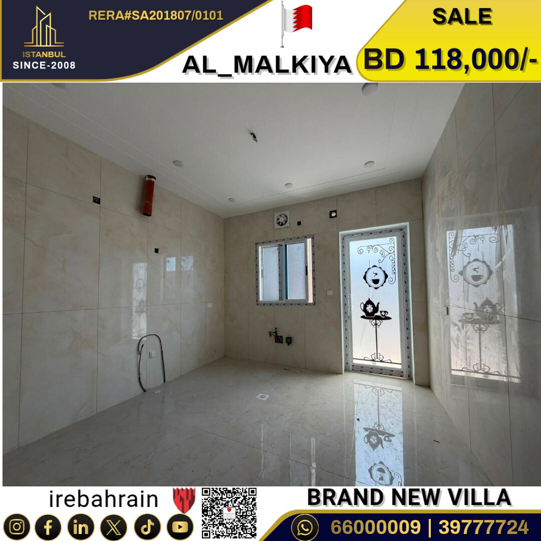 Zallaq, Real Estate For Sale, BHD 118000,  3 BR,  Brand New Villa For Sale In AL Malikiyah