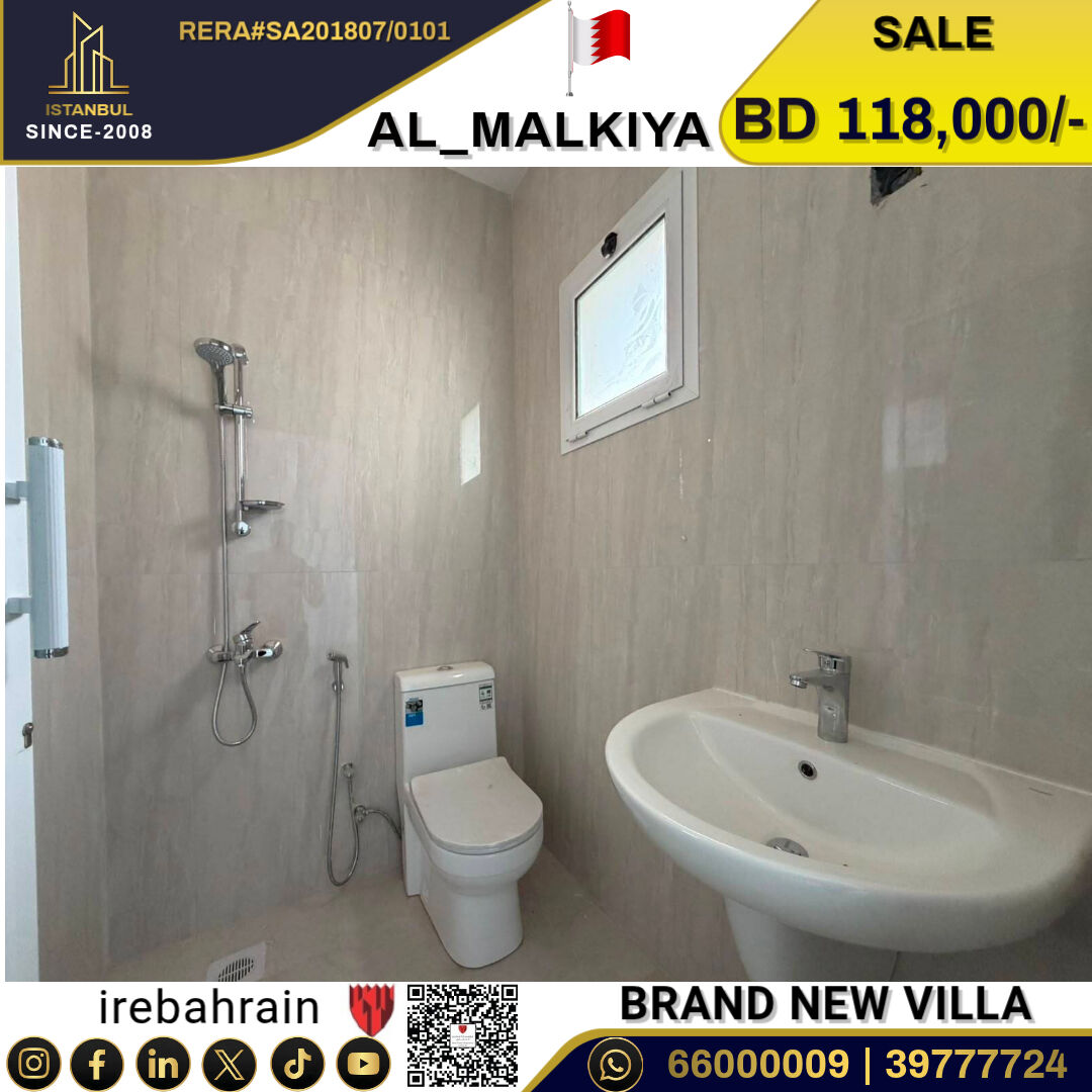 Zallaq, Real Estate For Sale, BHD 118000,  3 BR,  Brand New Villa For Sale In AL Malikiyah