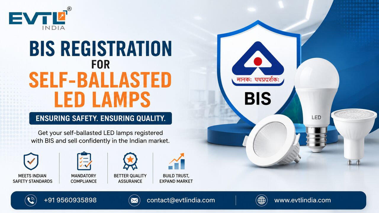 Noida, Legal, BIS Registration For Self-Ballasted LED Lamps