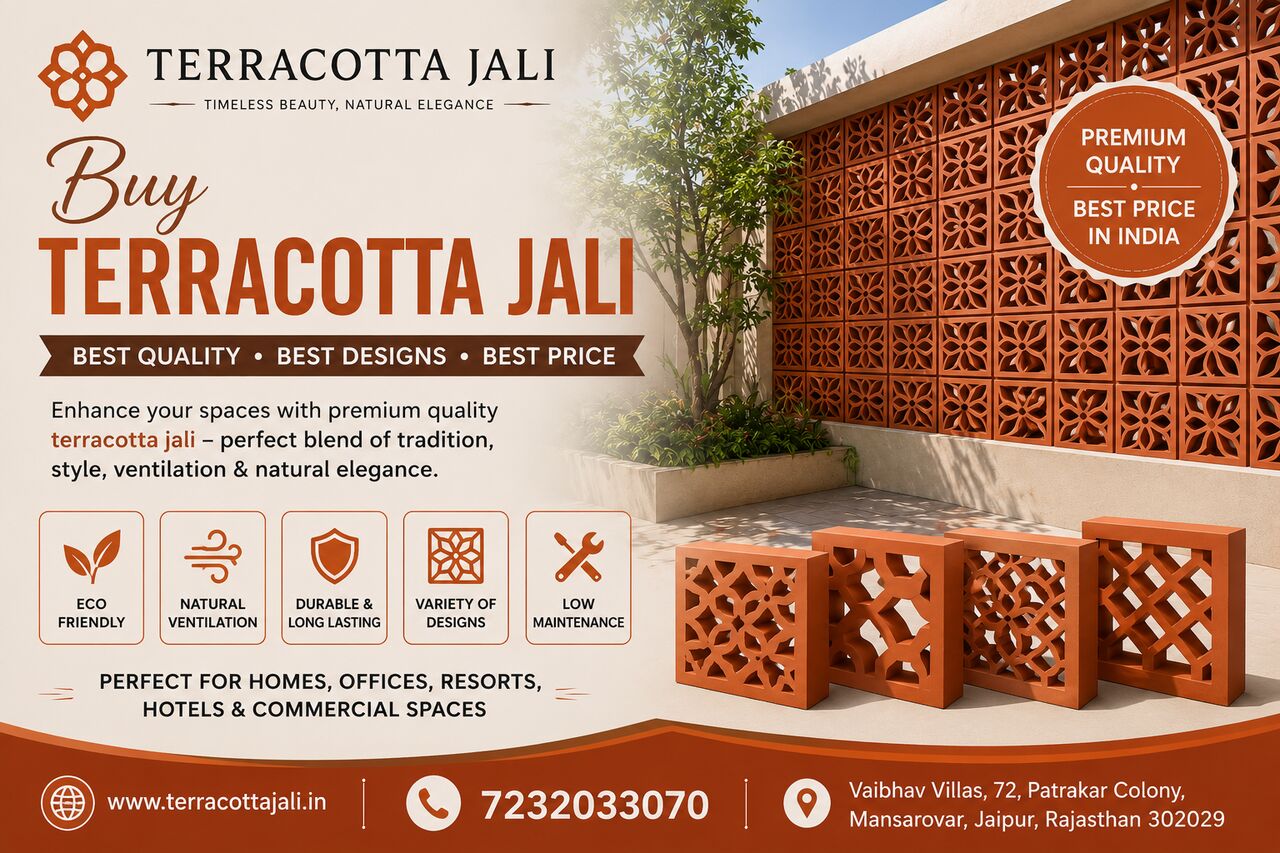 Jaipur, Construction, Jali Blocks For Boundary Wall