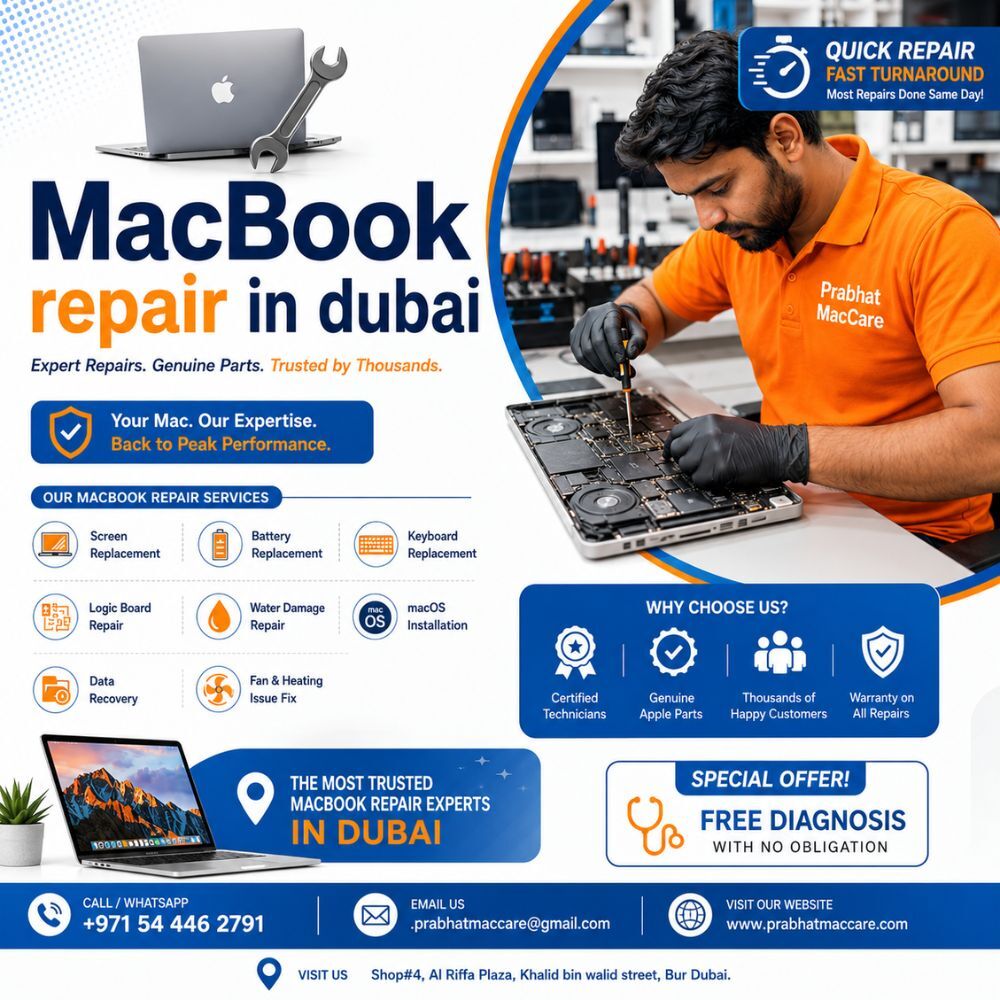 Bur Dubai, Appliance Repair, MacBook Data Recovery, MacOS Installation And Hardware Repair In Dubai