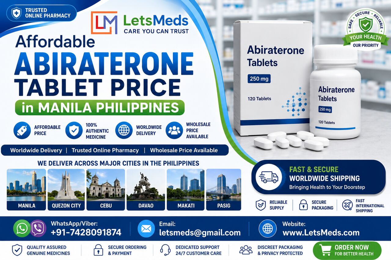 Davao City, Health & Beauty Items, PHP 1,  Abiraterone Tablet Price Online Manila
