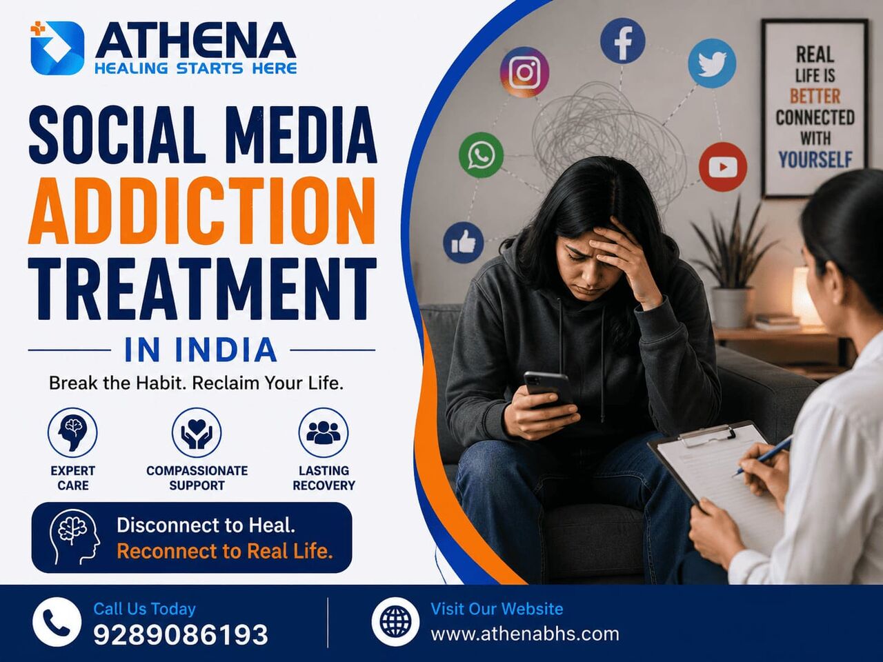 Gurgaon, Health, Social Media Addiction Treatment In India: Effects On Mental Health