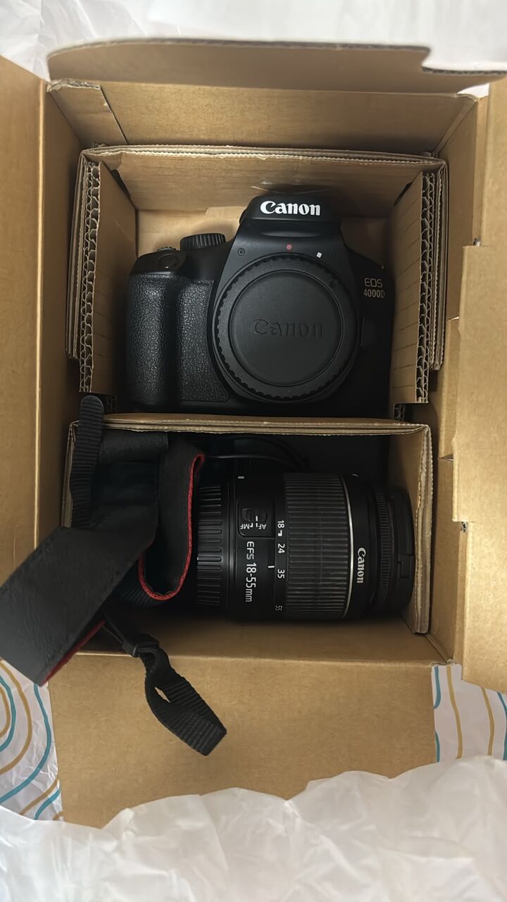 Al Aziziyah, Electronics, SAR 690,  Canon EOS 4000D Almost New With Box