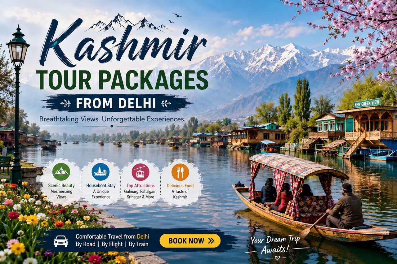 New Delhi, Travel, Kashmir Tour Packages From Delhi &ndash; Best Holidays At Lowest Prices