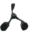 USD 8,  Buy Splitter Power Cord IEC 60320 C14 To NEMA 5-15R X 2 SJT 16 AWG 13A/125V