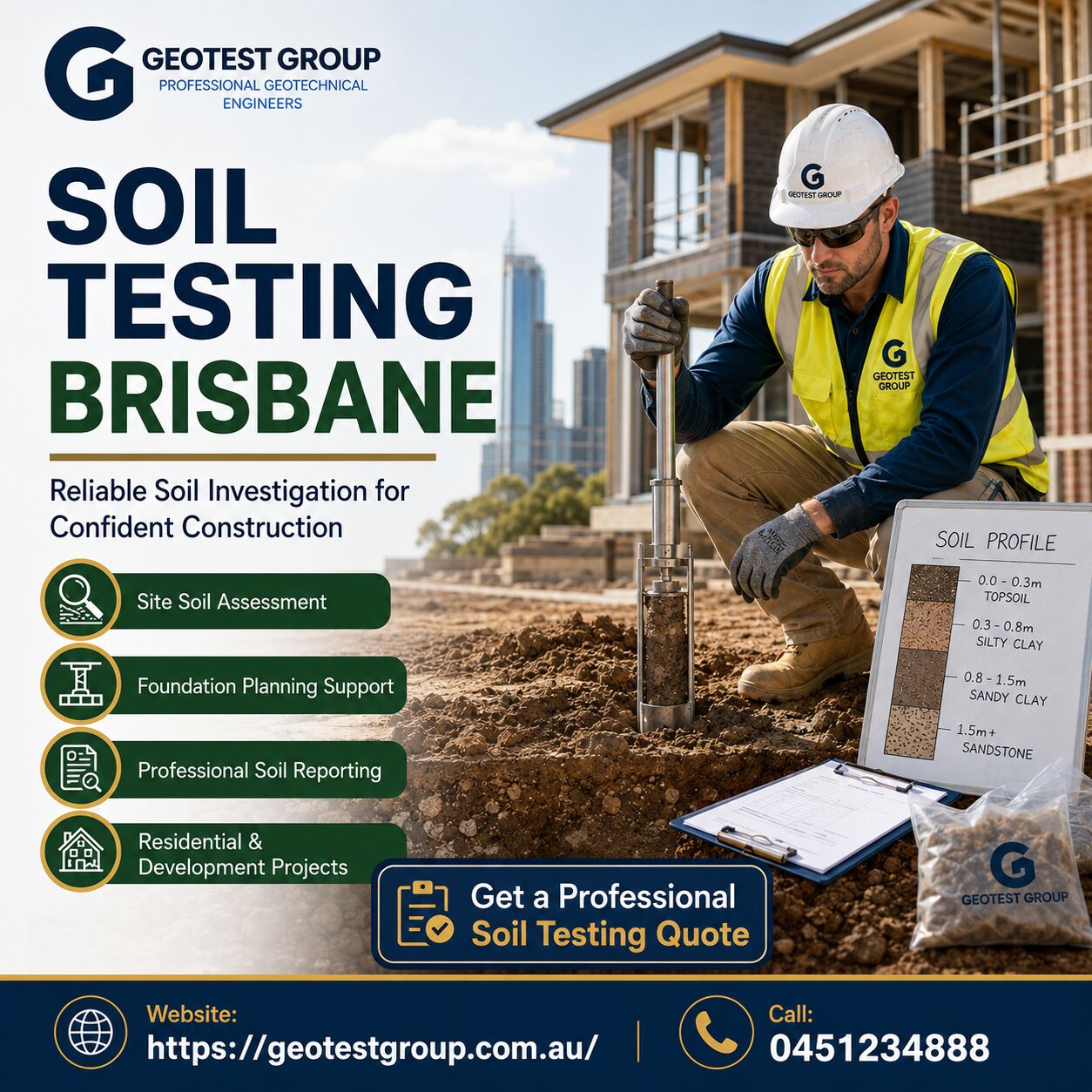Brisbane, Business, Reliable Soil Testing Brisbane Services For Smarter Construction Planning