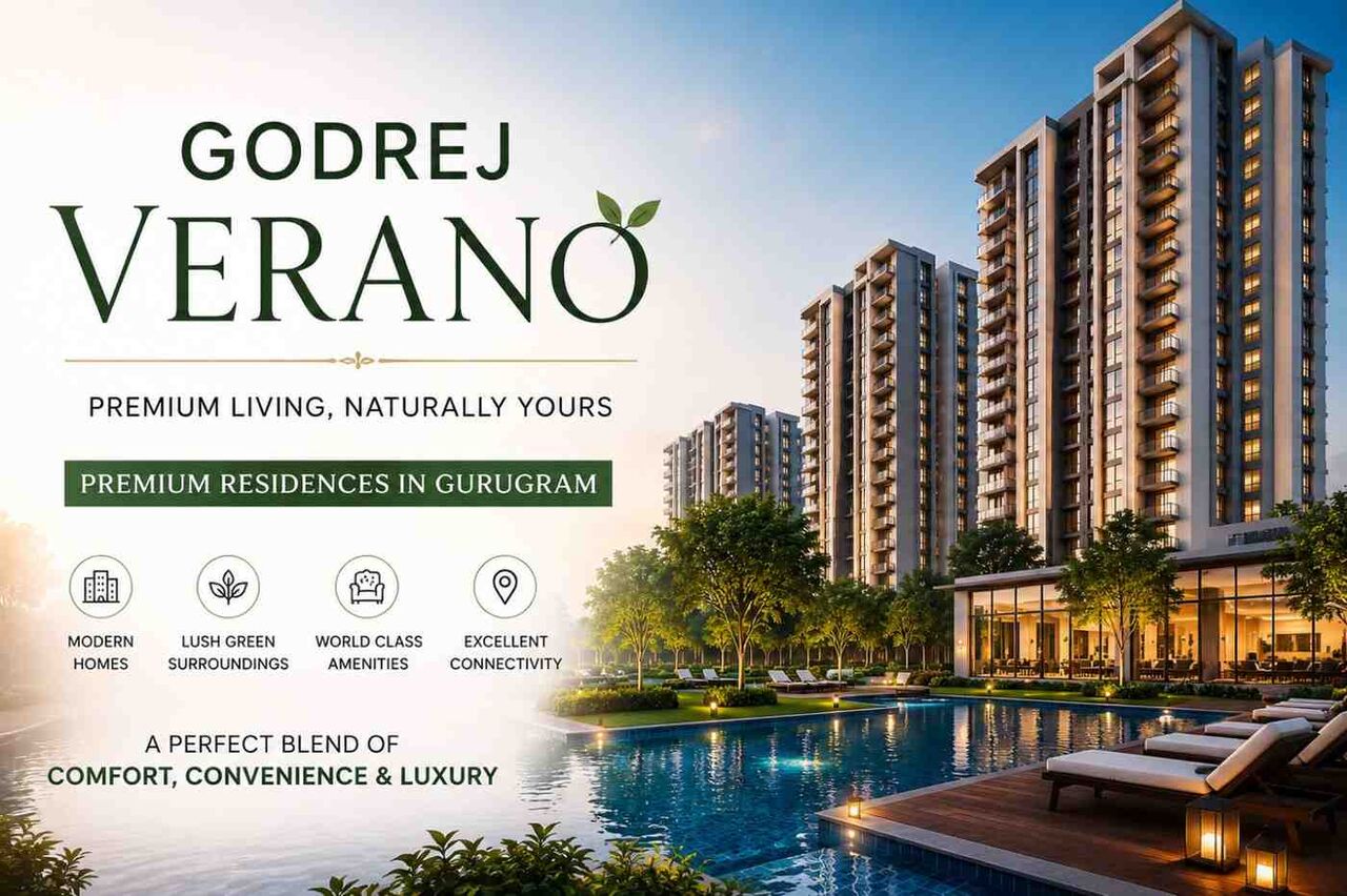 Gurgaon, Real Estate For Sale, 3 BR,  2600 Sq. Meter,  Godrej Verano Gurugram &ndash; Premium Residences For Modern Living